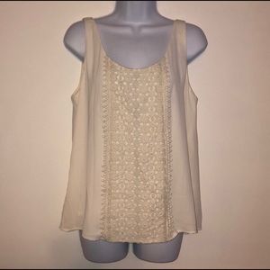 LOFT Women’s Blouse with Beautiful Laced Detail